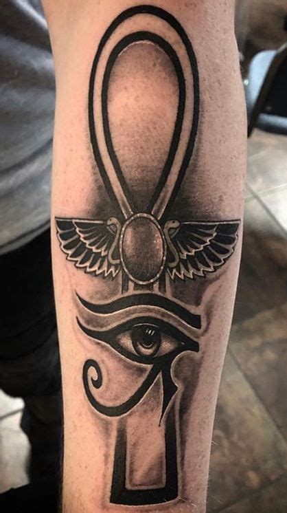 100 Trendy Eye of Horus Tattoos and Meanings - Tattoo Me Now | Egyptian ...