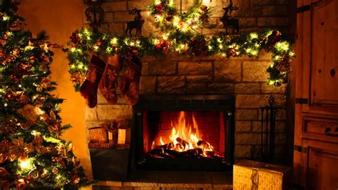 🔥 Free Download Christmas Fireplace Screensavers Happy Holidays by ...