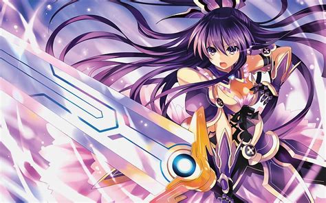 Tohka Yatogami with sword, manga, Date A Live, Yatogami Toka ...