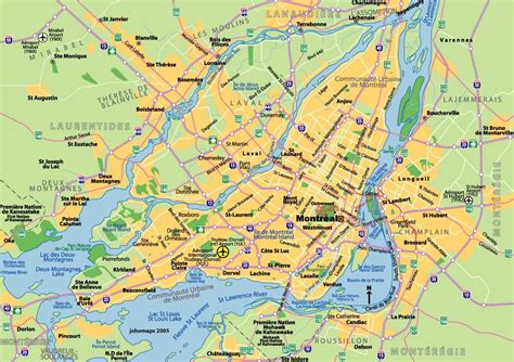 Large Montreal Maps for Free Download and Print | High-Resolution and ...