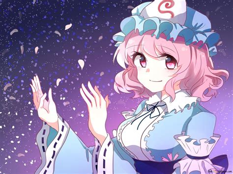 Touhou : Yuyuko Saigyouji 2K wallpaper download