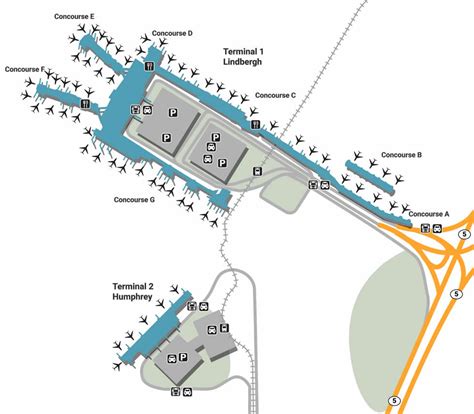 Msp Airport Parking Map