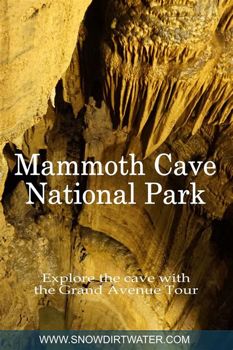 4 Hours Hiking In Mammoth Cave. The Grand Avenue Tour | Mammoth cave ...