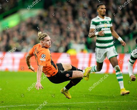 Shakhtars Mykhaylo Mudryk Scores Draw Level Editorial Stock Photo ...