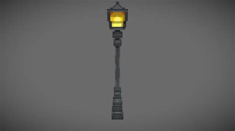 Minecraft Street light Model - 3D model by itsNoury [fb8fe3f] - Sketchfab