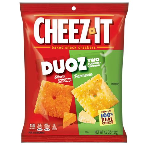 Make snack time more fun with two bold Cheez-It. flavors mixed together ...