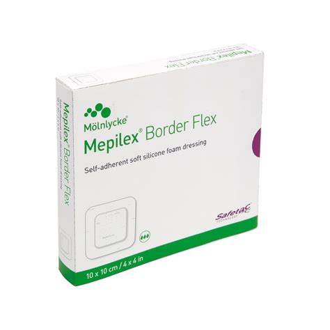 Mepilex Border Flex 4" x 4" - 595300 | Medical Supply Surplus