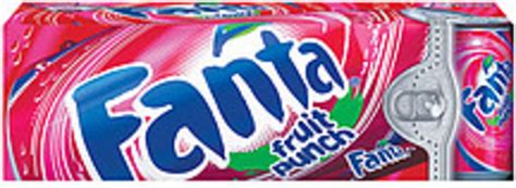 Fanta Fruit Punch 12 Oz Fridge Pack Soda - 12 pkg, Nutrition ...