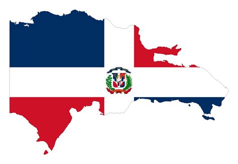 Large flag map of Dominican Republic | Dominican Republic | North ...