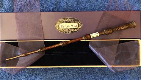 The Elder Wand 15.5" REAL WOOD, Albus Dumbledore Grindelwald Harry ...