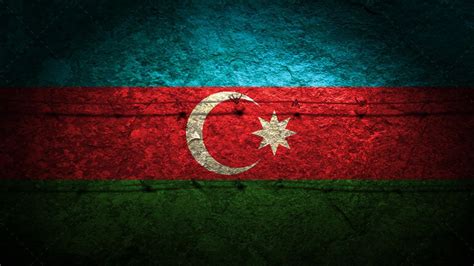 Azerbaijan flag wallpaper. Azərbaycan bayrağı divar kağızı. Ay ulduzlu ...