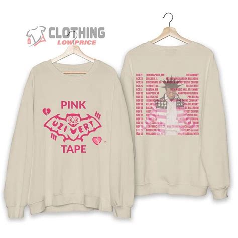 Pink Tape 2023 Tour Merch, Lil Uzi Vert Pink Tape Tour Shirt, Lil Uzi ...