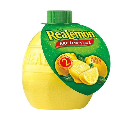 Mott's ReaLemon Lemon Juice Shape, 2.5-Ounce Bottles (Pack of 24)- Buy ...