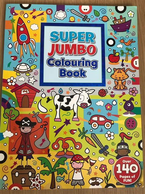 Super Jumbo Coloring Book, Hobbies & Toys, Books & Magazines, Children ...