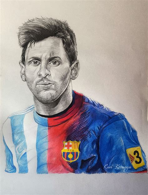 Tried Sketch of Lionel Messi : r/drawing