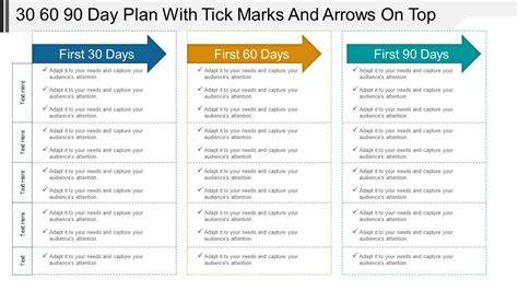 30 60 90 Day Plan Powerpoint Template