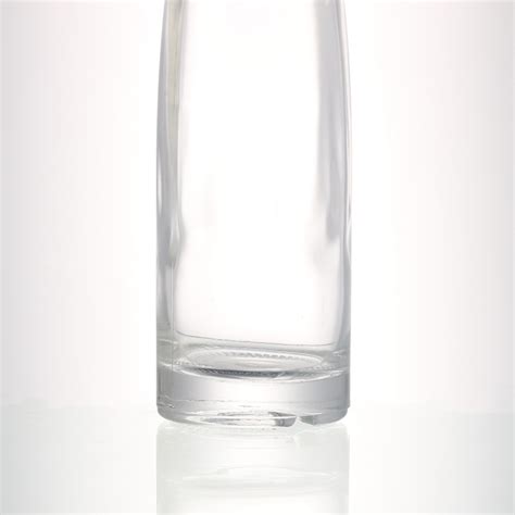 Factory supply customized clear thin tall 350 ml empty glass liquor ...