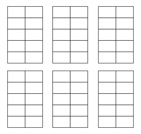 Blank Double Ten Frame - 10 Free PDF Printables | Printablee