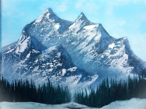 Misty Mountain Painting | Mountain paintings, Landscape art painting ...