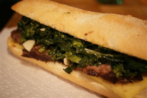 Piccante Dolce: Pork & Broccoli Rabe Sandwiches