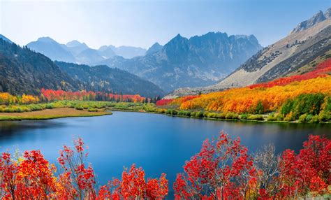 Download Nature Mountain Lake 8k Ultra HD Wallpaper