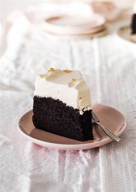 Chocolate stout cake with mascarpone frosting - Sugar Salted