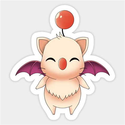 Final Fantasy Moogle - Final Fantasy Vii - Sticker | TeePublic