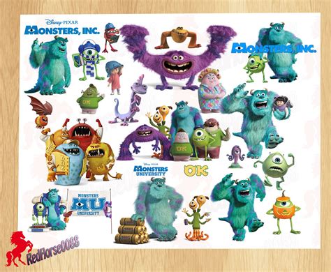 Disney Pixar Monsters Inc Characters