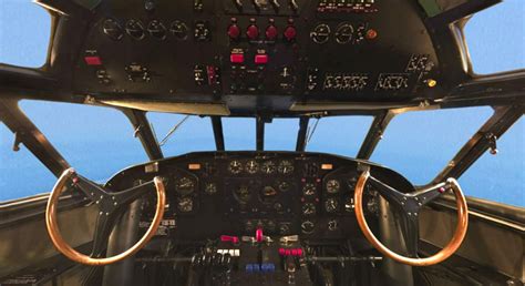 Boeing 307 Stratoliner Cockpit | Air and space museum, Space museum, Boeing