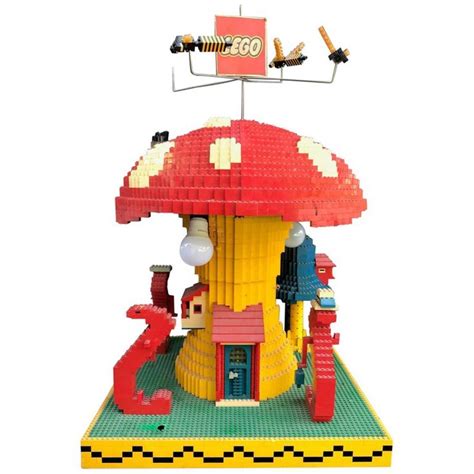 Vintage Lego Advertising Store Display Mushroom Lamp, circa 1970 ...