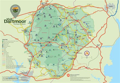 A3 pdf Map /Poster of Dartmoor - VisitDartmoor | Dartmoor, Map ...