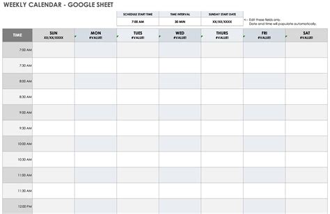 Free Google Docs and Spreadsheet Templates Smartsheet