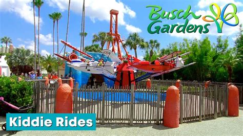 Busch Gardens Tampa - Kiddie Rides - YouTube