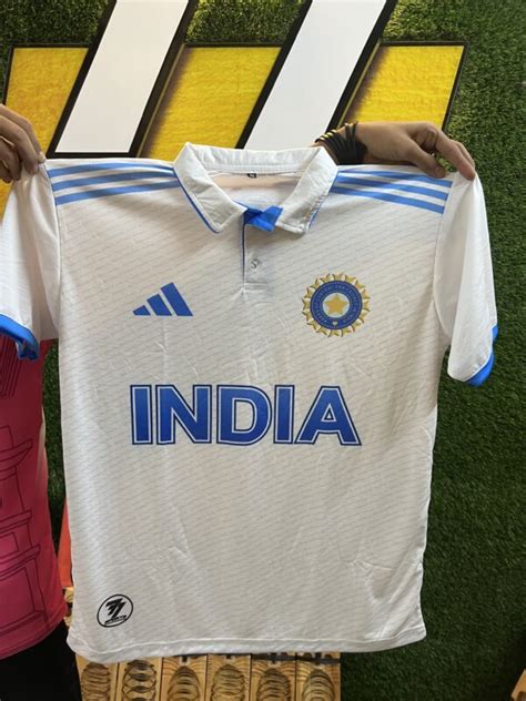 INDIA TEST JERSEY 2023- HALF SLEEVES - 77sports - Best sports shop in ...