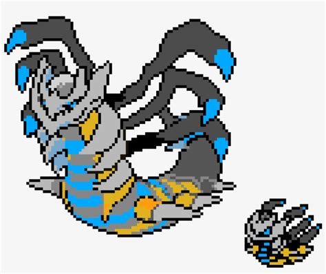 Download Shiny Giratina - Palkia E Dialga Pokemon Platino | Transparent ...