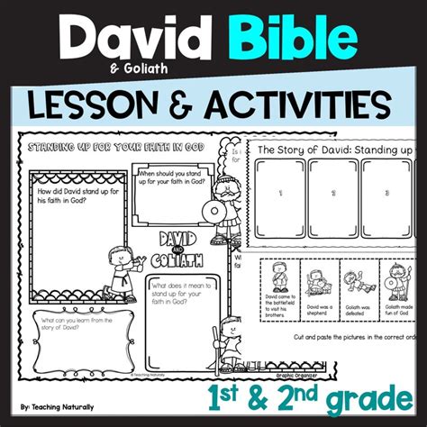 David and Goliath Bible Lesson for Kids Bible Lesson Plan Primary ...