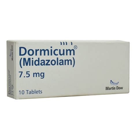 DORMICUM 7.5MG TAB - Pack Size X 10 - Khalid Pharmacy | Online Pharmacy ...