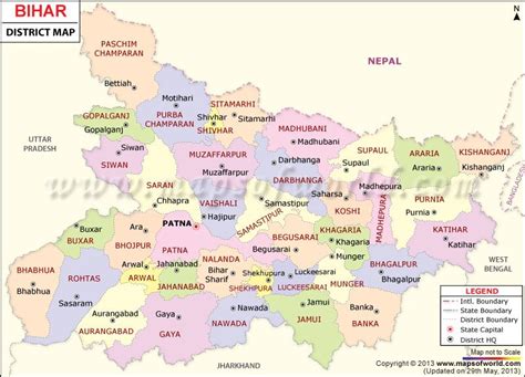 Bihar Map, Bihar Districts Gernal Knowledge, General Knowledge Facts ...