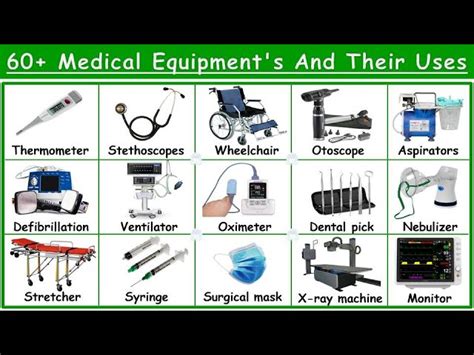 Hospital Equipment Names