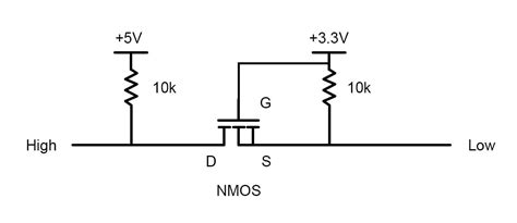 Bidirectional Level Shifter Schematic