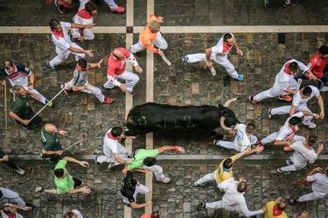 Runners gored in Pamplona's annual bull running festival