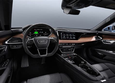 The Audi e-tron GT has a Futuristic and Luxurious Interior