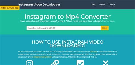 8 Free Instagram to MP4 Converters You Can Try [Online/Windows/Mac]