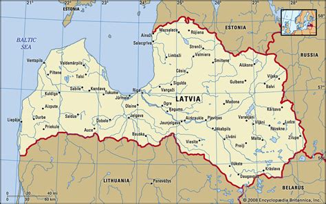 Latvia Map