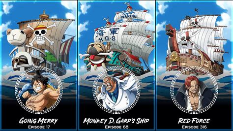 One Piece Ship Size Comparison - Design Talk