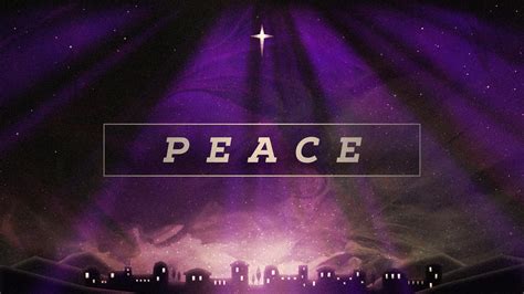 Painted Christmas Advent Peace | Motion Video Background