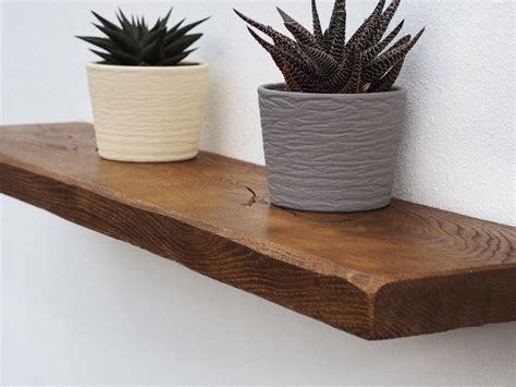 Rustic Oak Floating Shelves | Rustic Wooden Shelves | UK Delivery