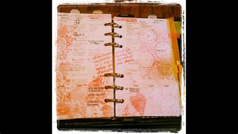 PLANNER Art Decoration -FILOFAX- week 24 __EXCITING! _(no washi tape ...