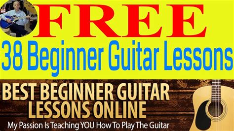 38 Free Step-By-Step Lessons For Beginners - Adult Guitar Lessons - YouTube