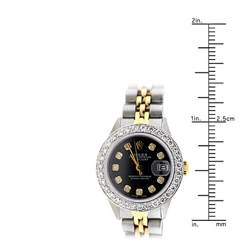 Rolex Datejust Ladies Diamond Bezel Watch 1.5ct 968324